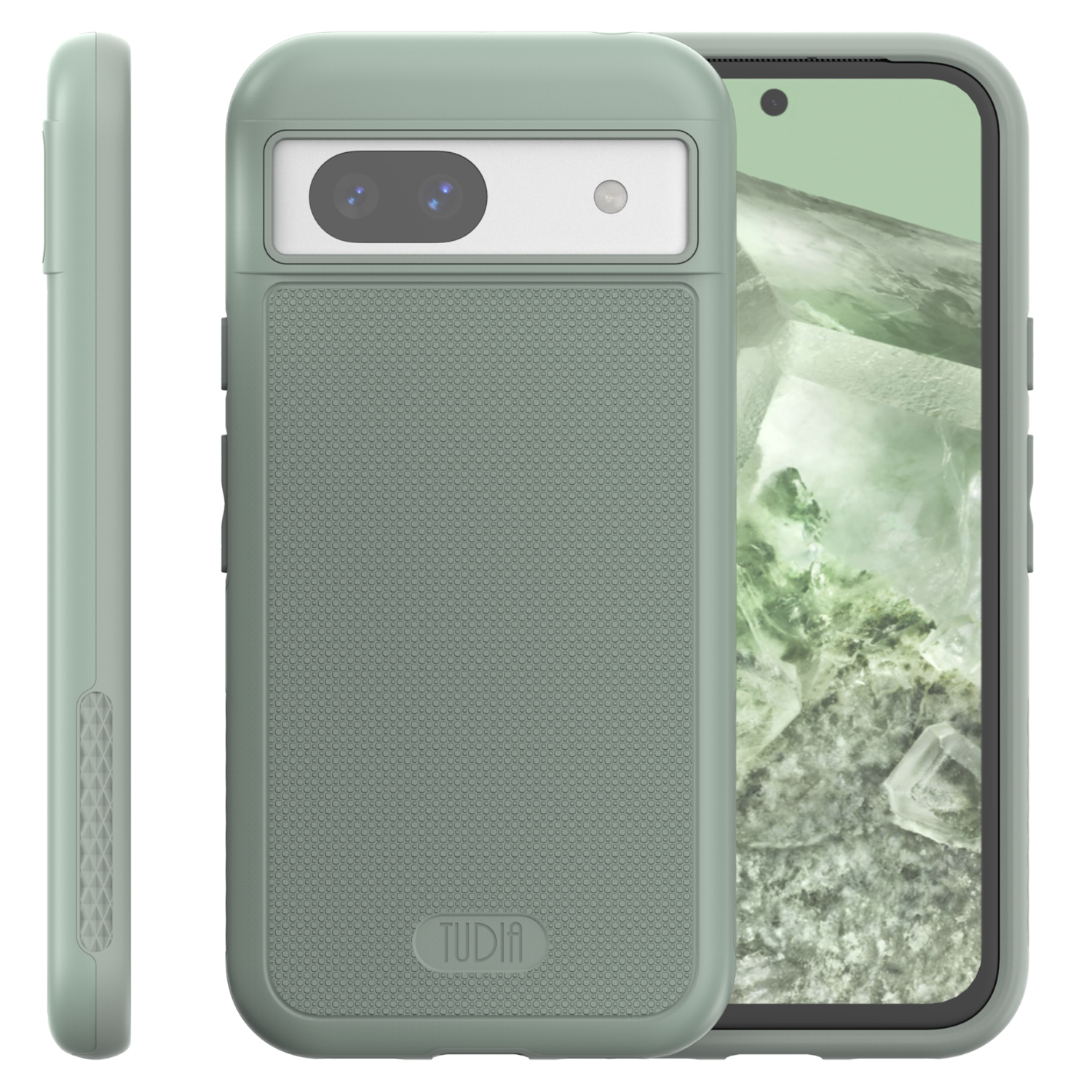 Cover Pixelsnap per Google Pixel 8a ibrida - trasparente - Italiano