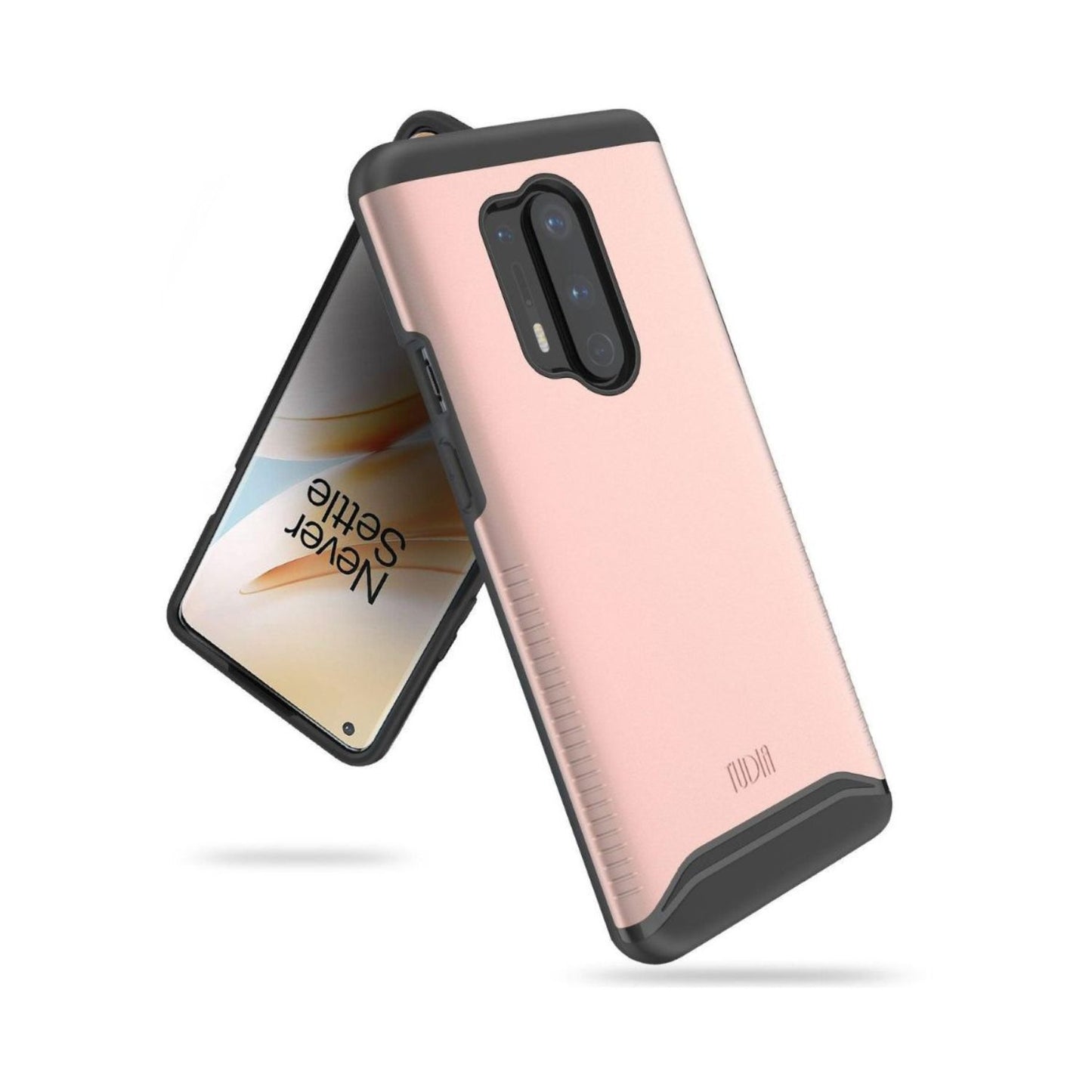 Rose Gold Heavy Duty Dual Layer MERGE Case for OnePlus 8 Pro – Rugged Shockproof Protective Phone Cover