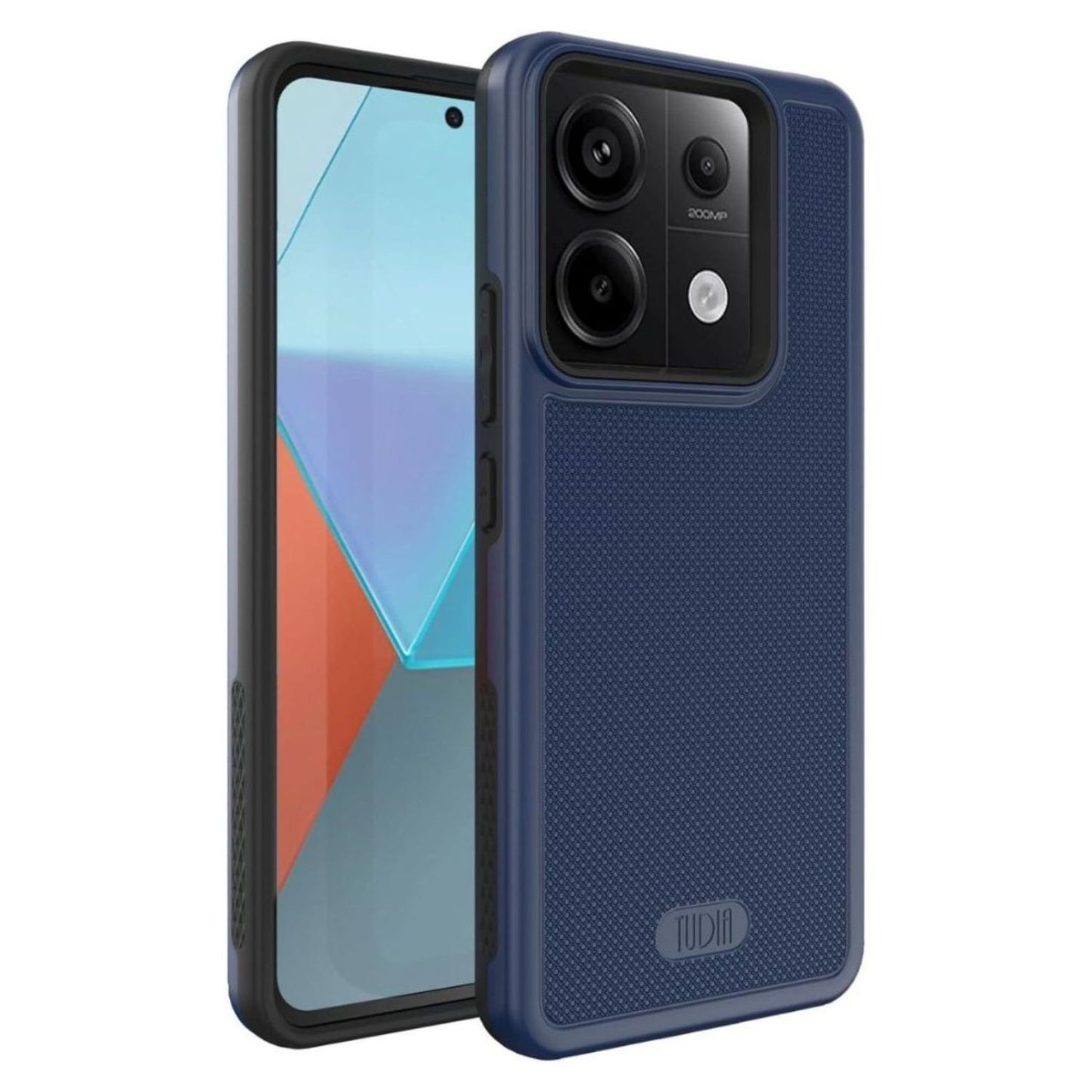 Indigo Blue MergeGrip Heavy Duty Case for Xiaomi Redmi Note 13 Pro 5G / Poco X6 5G (2024) – Rugged Shockproof Protective Phone Cover