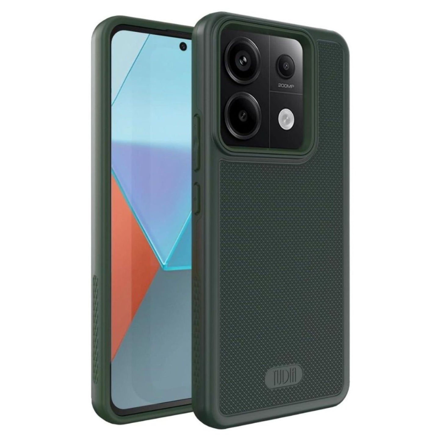 Pine Green MergeGrip Heavy Duty Case for Xiaomi Redmi Note 13 Pro 5G / Poco X6 5G (2024) – Shockproof Rugged Protective Phone Cover