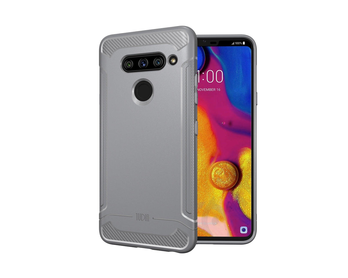 Carbon Fiber Grip TPU LG V40 ThinQ Case TUDIA Products