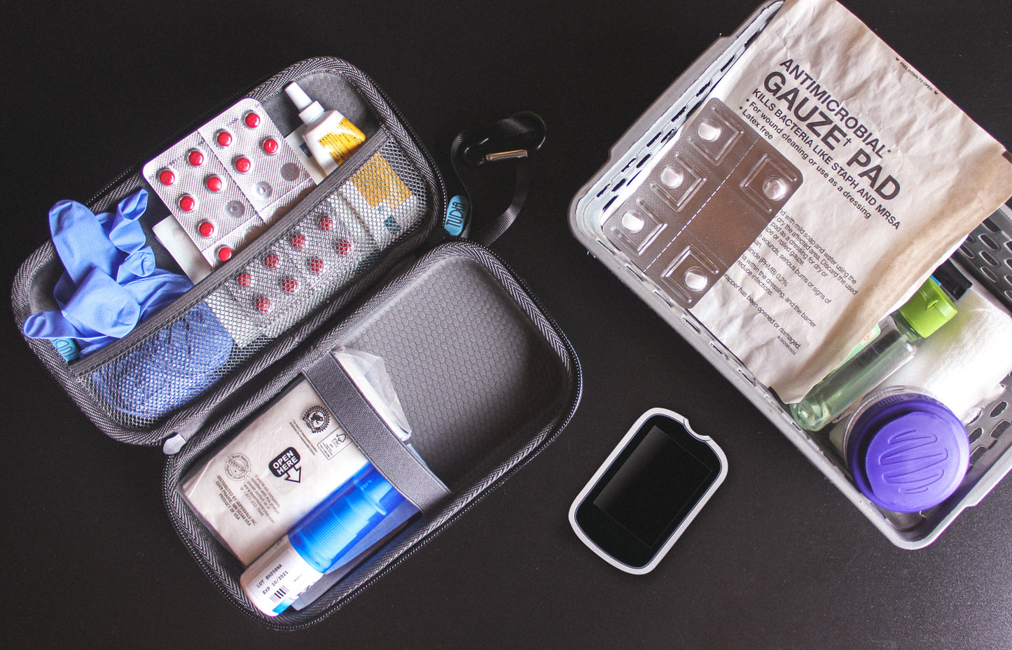 Storage EVA Carrying Case for Diabetic Medical Supplies