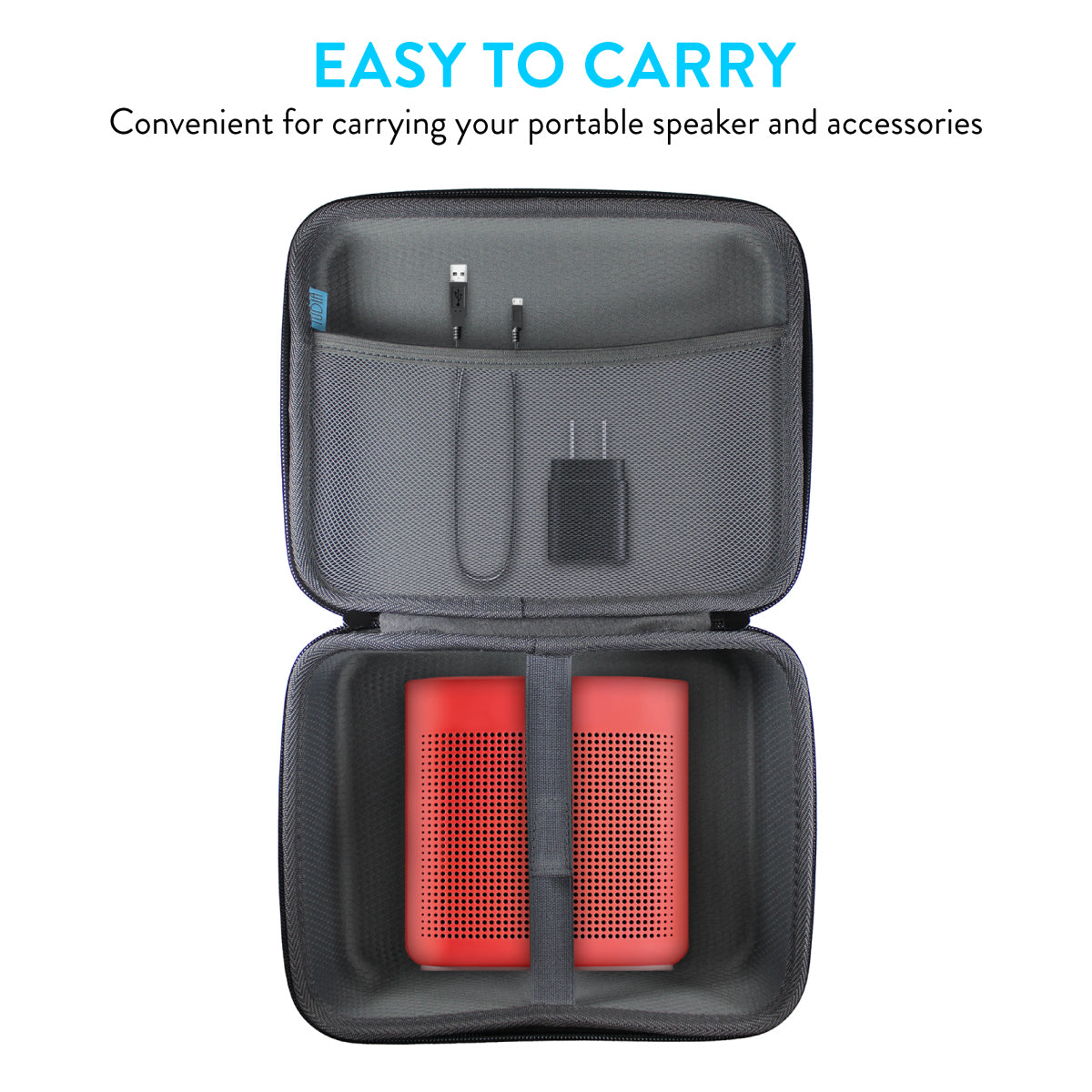 EVA Storage Carrying Case for Bose SoundLink Color/Color II Bluetooth Speaker and Accessories