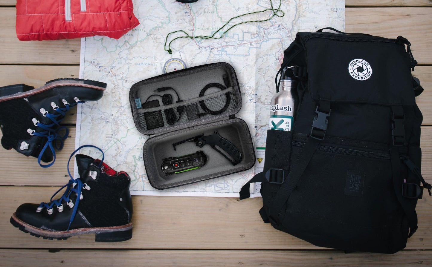 EVA Storage Carrying Case for Olympus Action Camera and Accessories