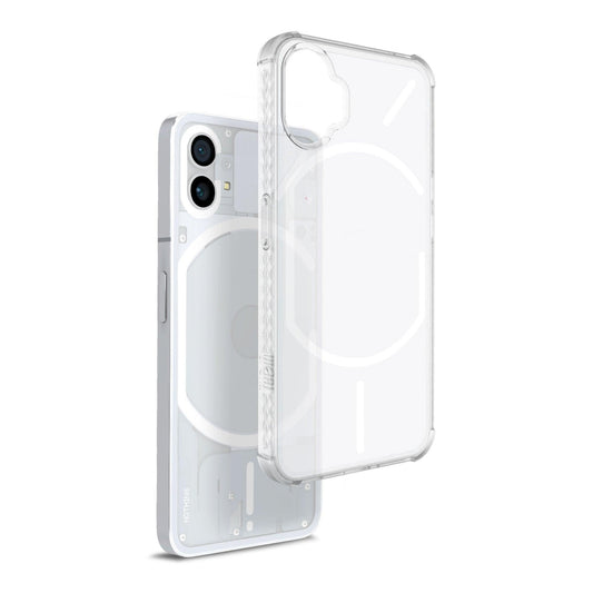 Frosted Clear MagSafe case for Nothing Phone (1) – Slim TPU shockproof cover with translucent matte finish