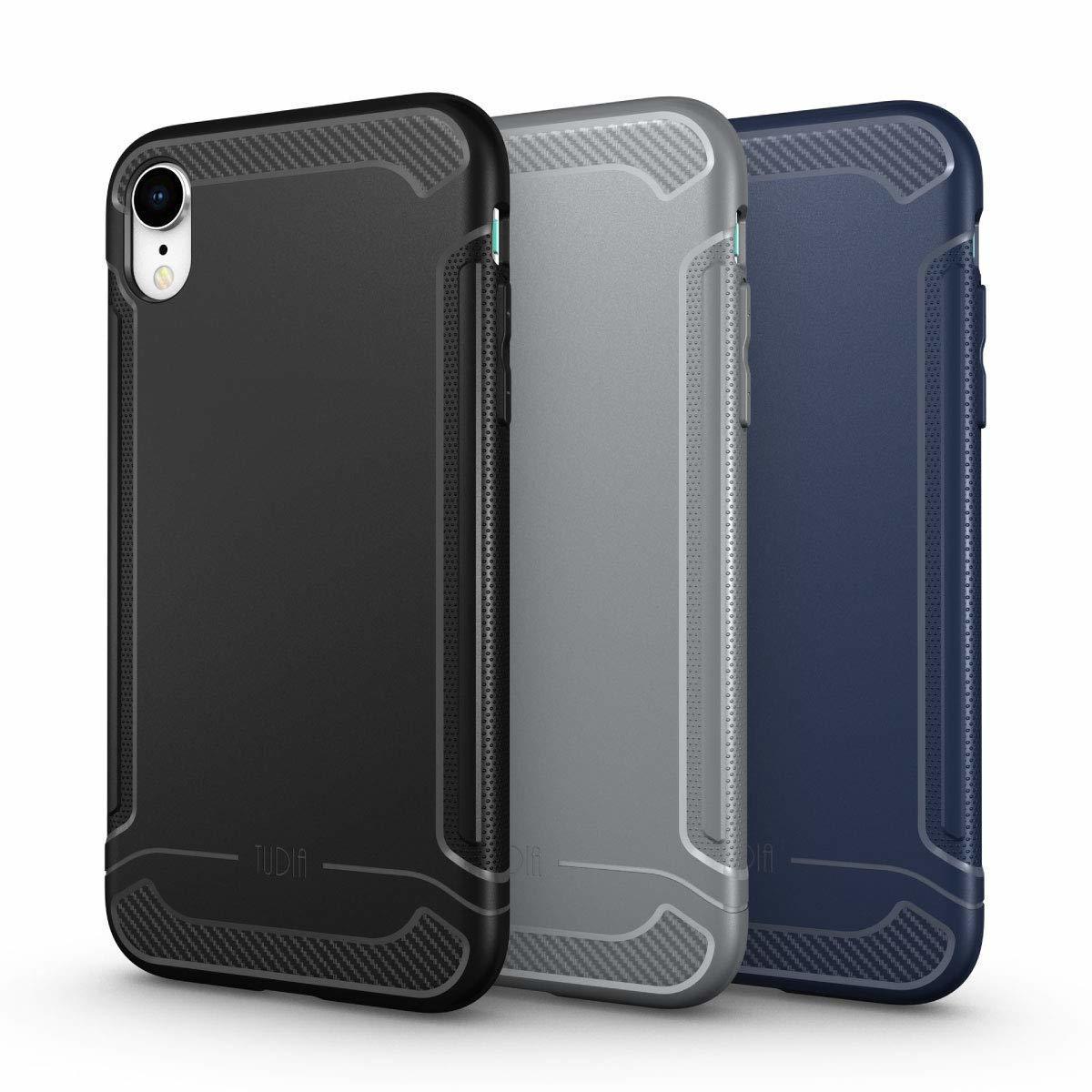 Apple iPhone XR Case LINN Carbon Fiber Grip - TUDIA Products