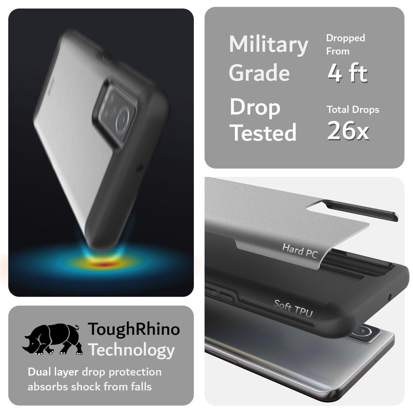 TUDIA BLU G91 Max MERGE Case – Rugged Dual Layer Shockproof Military Grade Protective Phone Cover