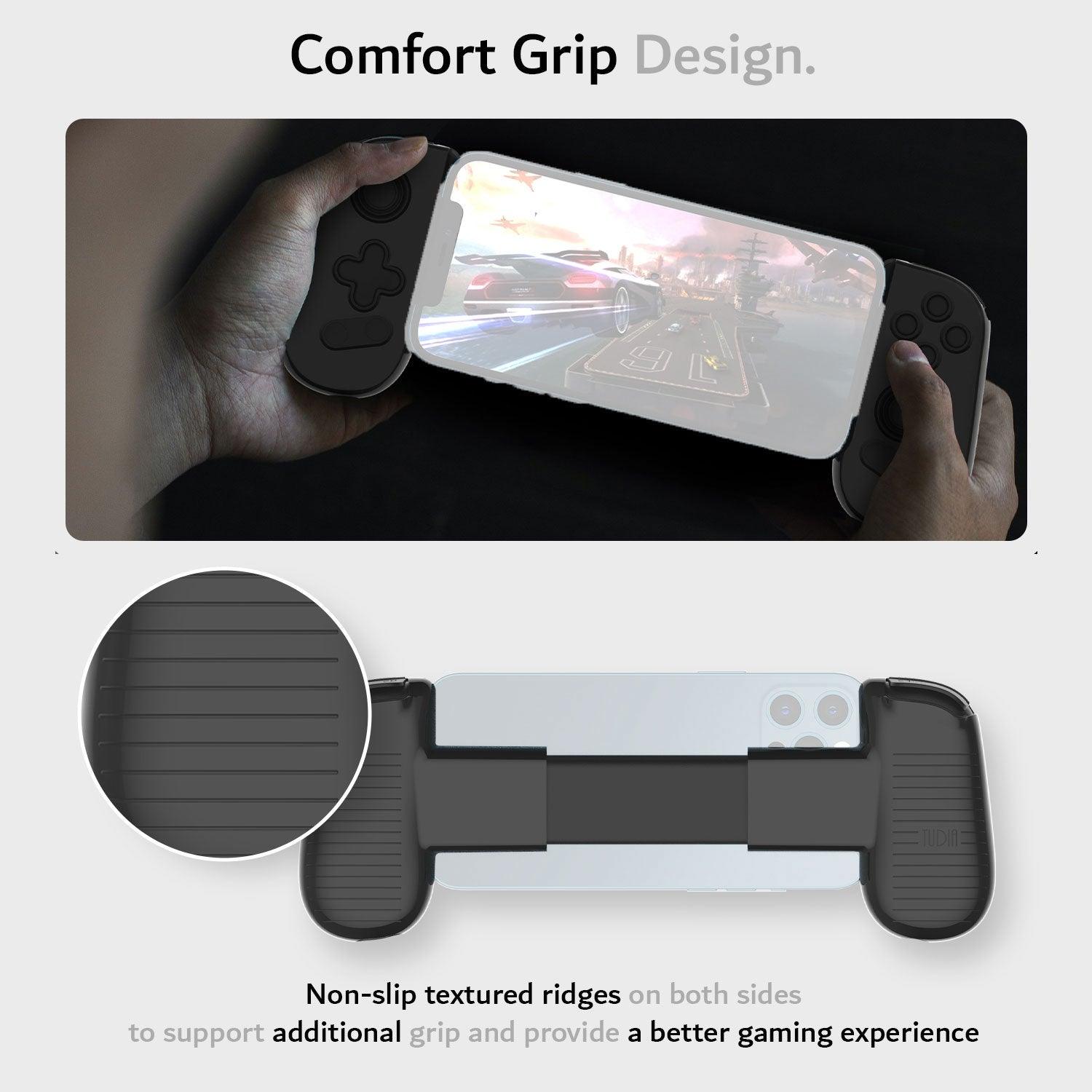 TUDIA Backbone One iOS Series Case with Hard Shell Protection and Ergonomic Comfort Grip Design for iPhone Gaming Controller