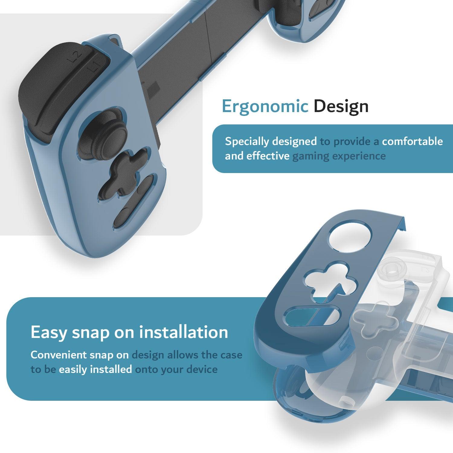 TUDIA Backbone One iOS Series Hard Shell Case – Ergonomic Protective Cover for iPhone Gaming Controller