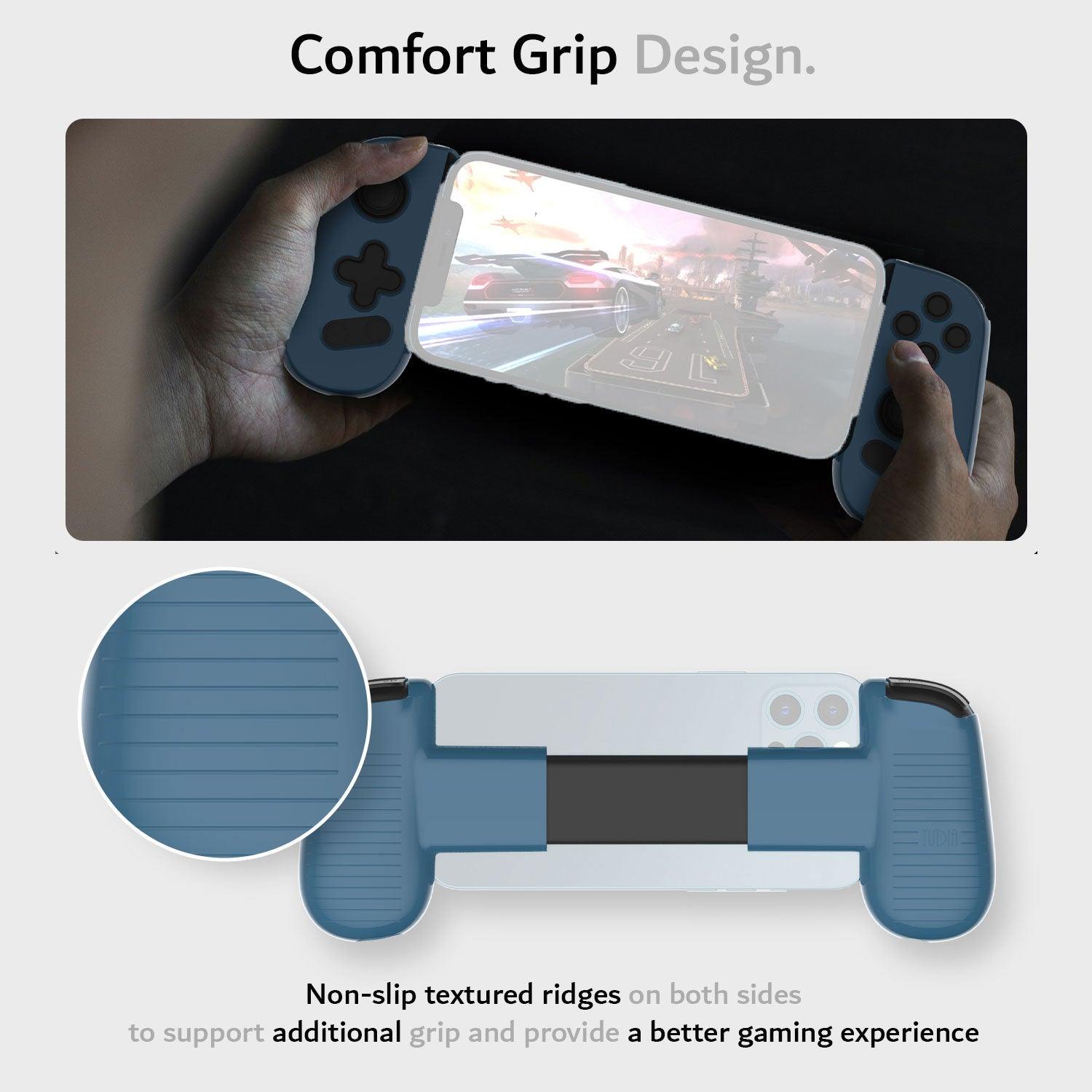 TUDIA Backbone One iOS Series Hard Shell Protective Case with Ergonomic Comfort Grip – Durable Slim Fit Cover for iPhone Game Controller