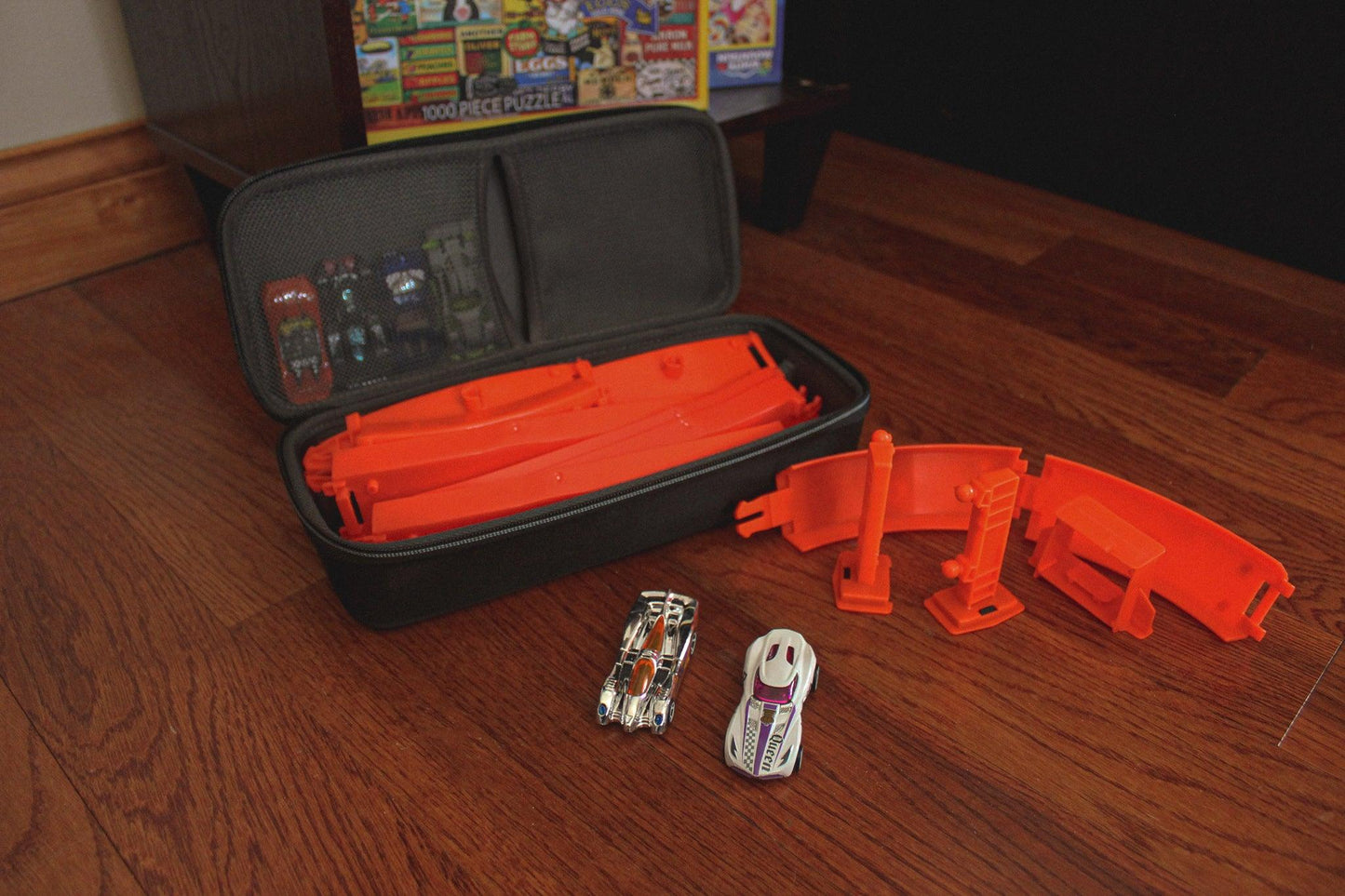 EVA Storage Carrying Case for Hot Wheels Track and Cars - TUDIA Products