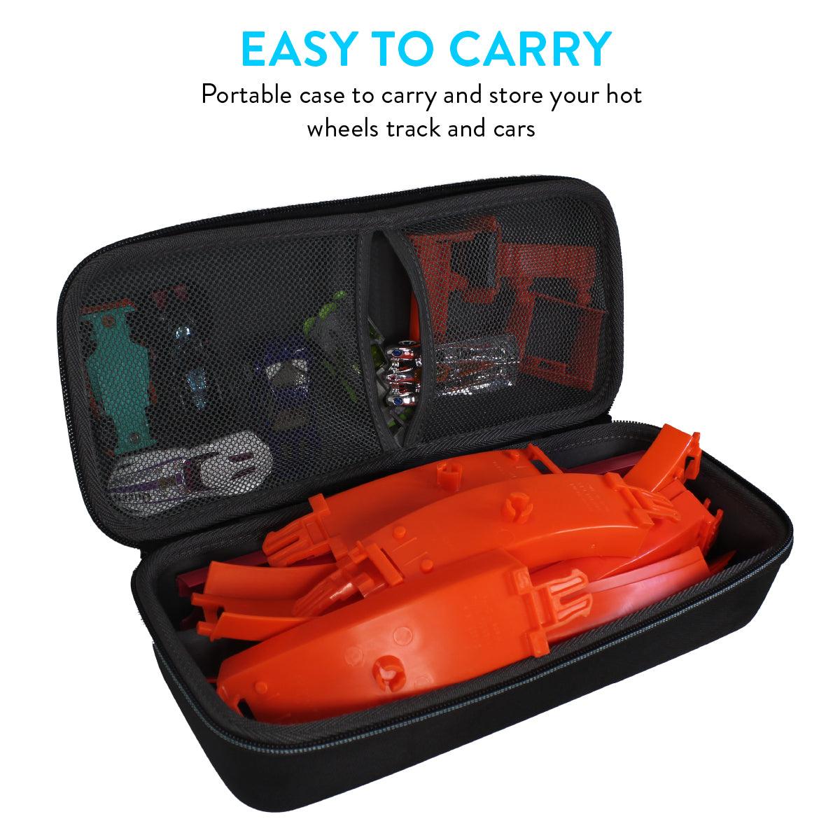 EVA Storage Carrying Case for Hot Wheels Track and Cars - TUDIA Products