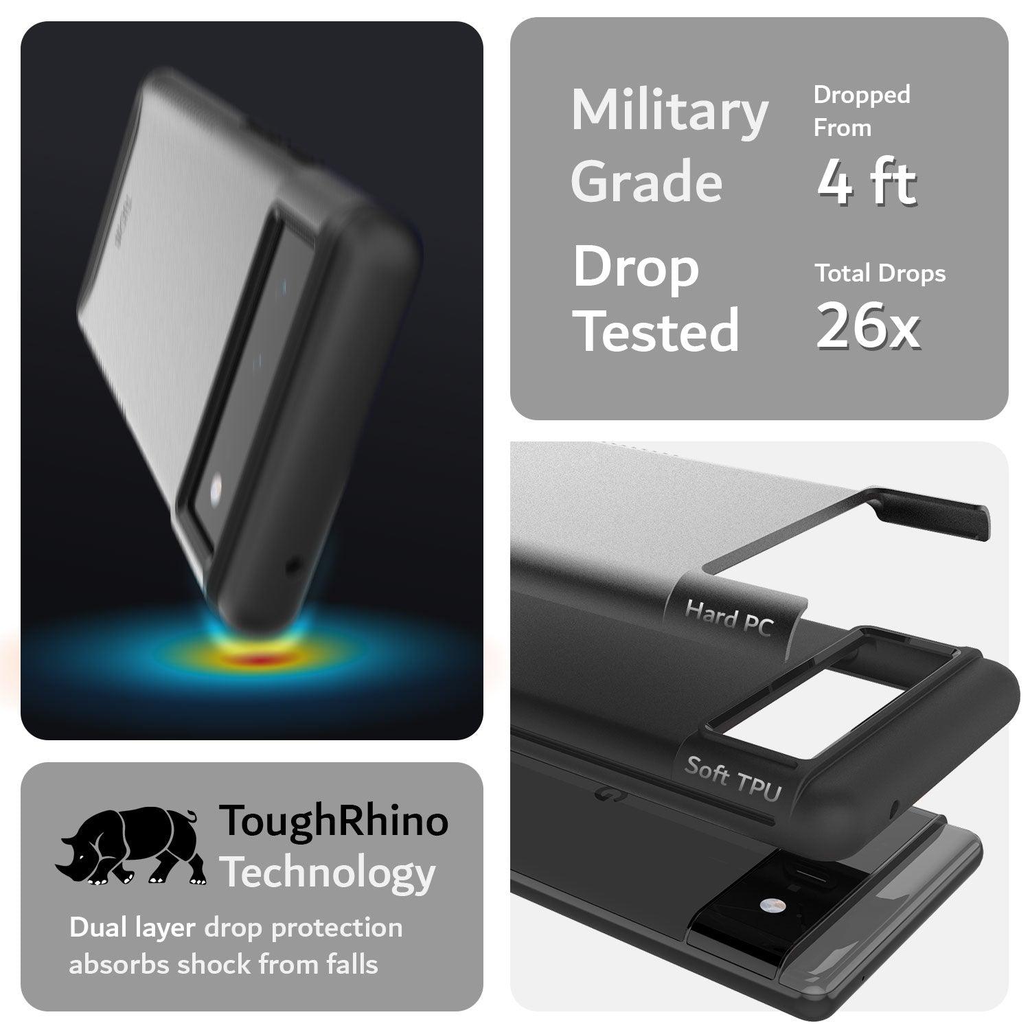 TUDIA Merge Series Dual Layer Case for Google Pixel 6 – Military Grade Drop Tested Heavy Duty Protection