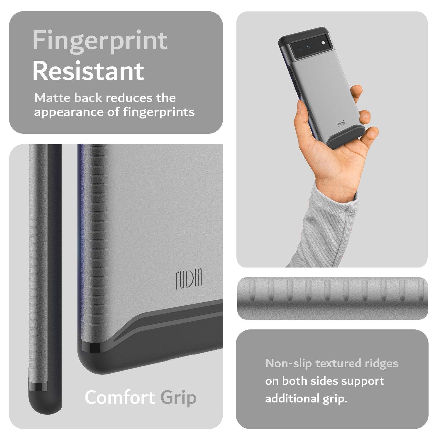 TUDIA Merge Series Case for Google Pixel 6 – Rugged Dual Layer Shockproof and Fingerprint Resistant Protective Cover