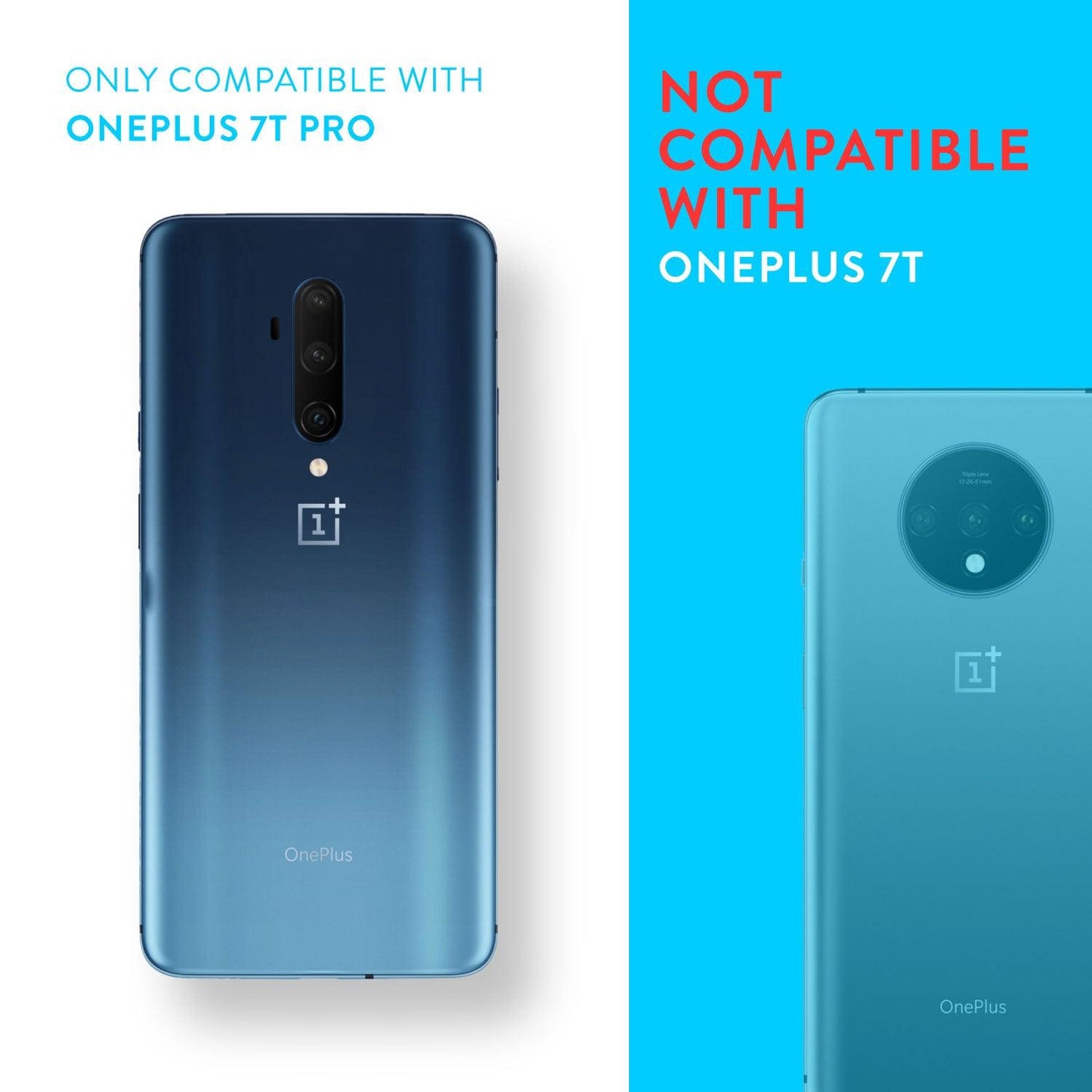 OnePlus 7T Pro Case MERGE Heavy Duty Dual Layer - TUDIA Products