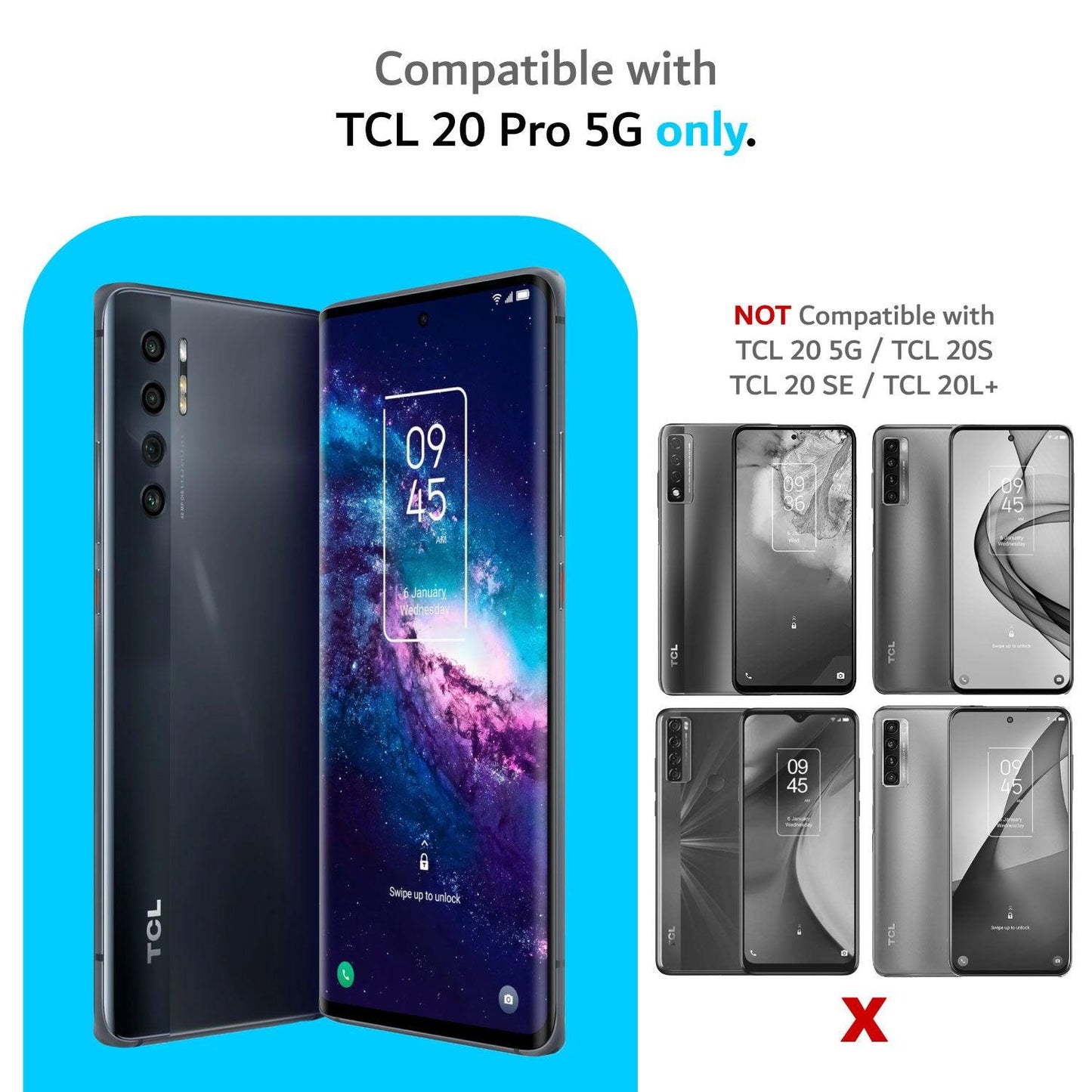 TCL 20 Pro 5G Case MERGE Heavy Duty Dual Layer - TUDIA Products