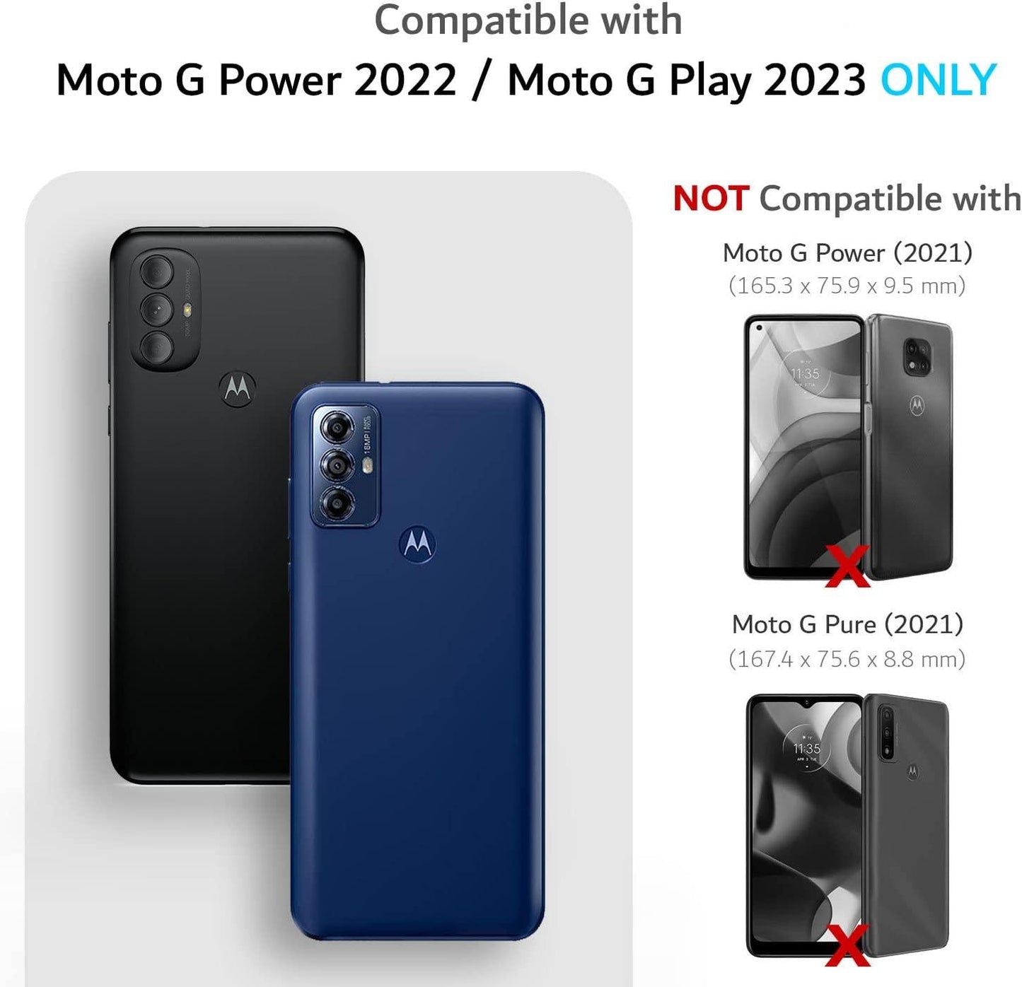 Motorola Moto G Power 2022 / Moto G Play 2023 Case MERGE Heavy Duty Dual Layer - TUDIA Products