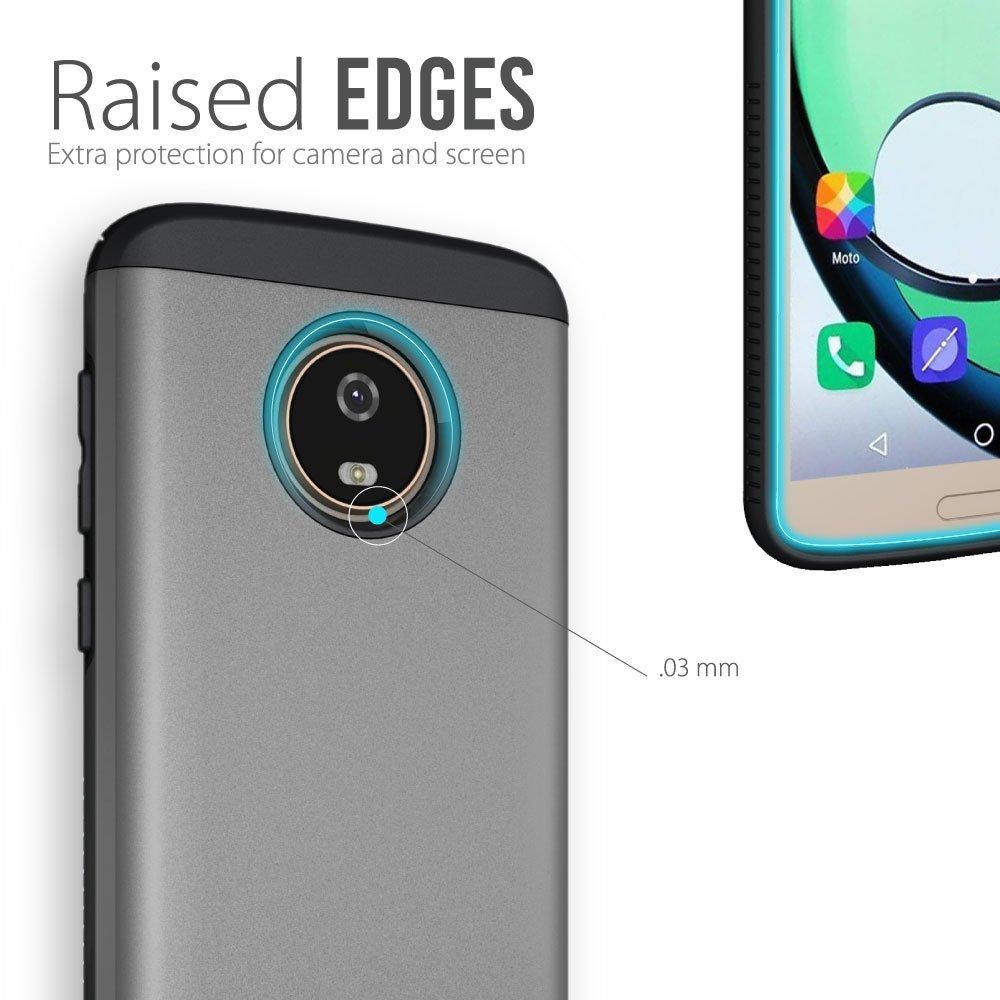 TUDIA Motorola Moto G6 Heavy Duty MERGE Case with Dual Layer Protection and Raised Edges