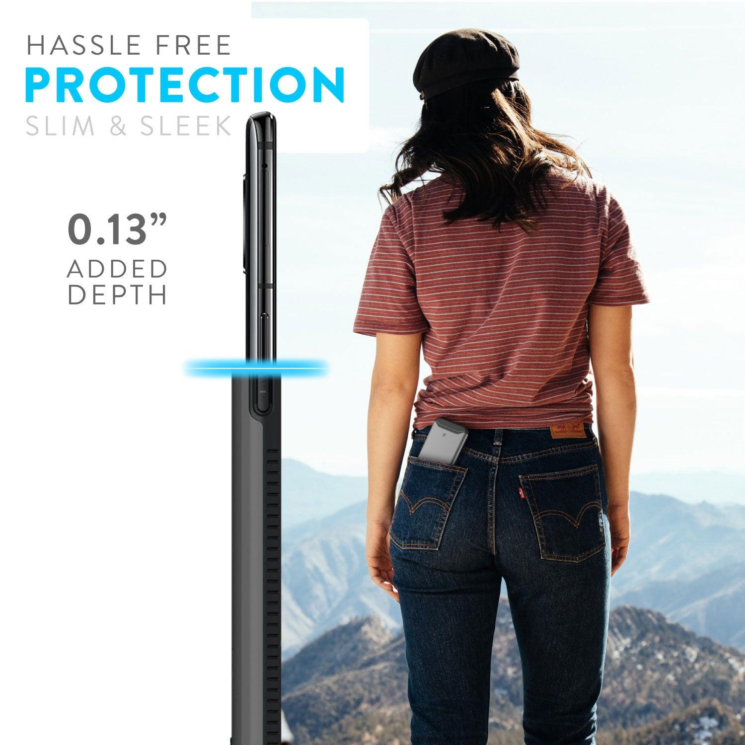 TUDIA OnePlus 6 Dual Layer MERGE Case with Heavy Duty Shockproof Protection – Rugged Slim Phone Cover