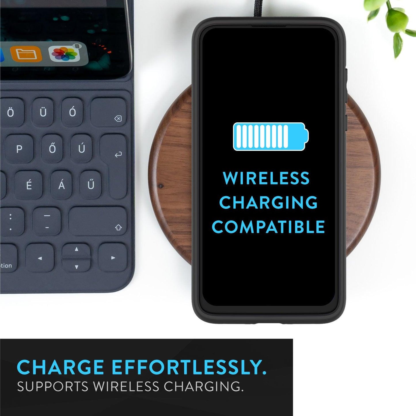 TUDIA MERGE heavy duty dual-layer case for Umidigi A5 Pro with perfect charging port alignment and rugged shockproof protection
