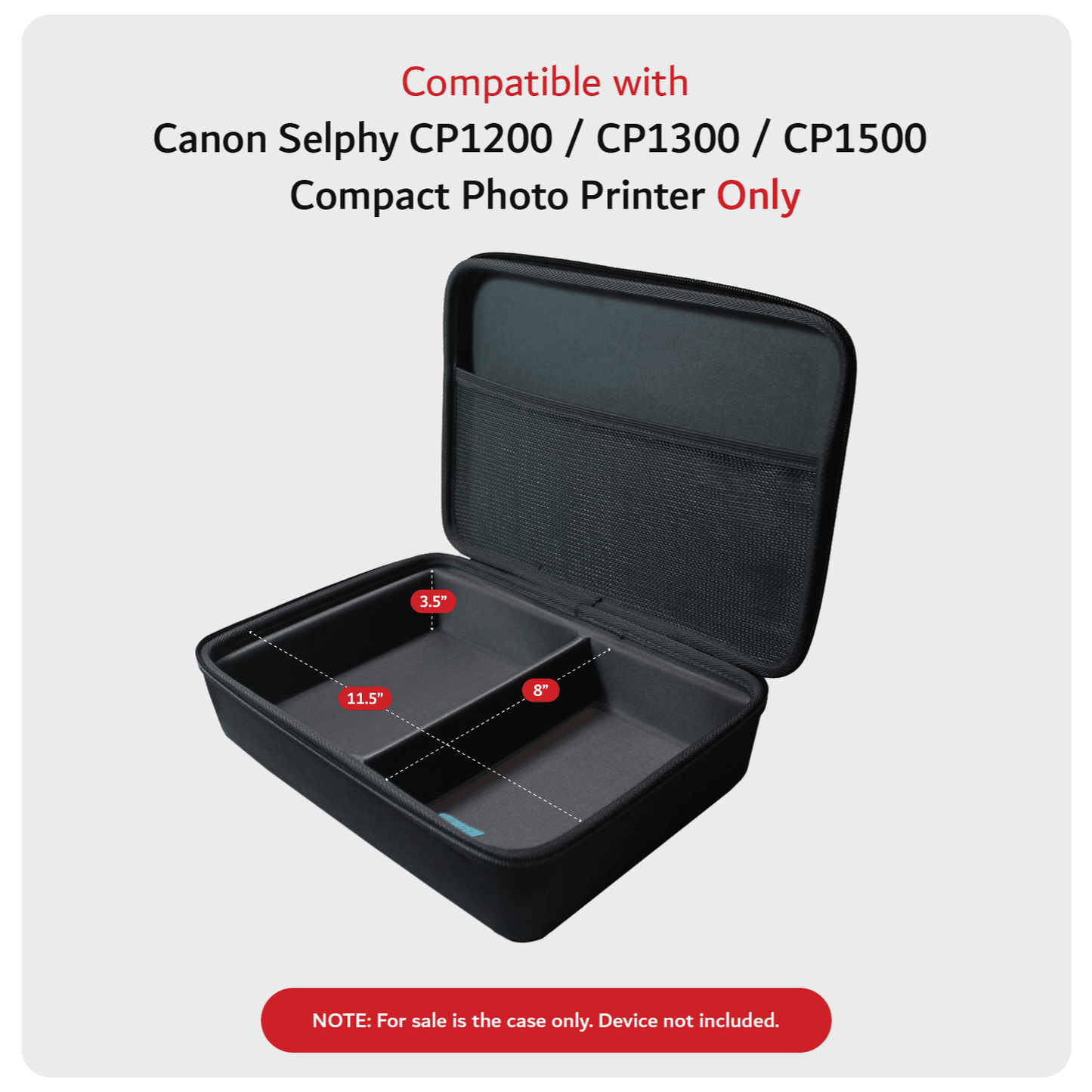 EVA Storage Carrying Case for Canon Selphy CP1200 / CP1300 - TUDIA Products