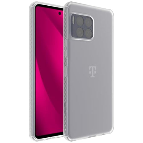 T-Mobile Revvl 7 Pro 5G (2024) Semi-Transparent Case Heavy Duty DualShield