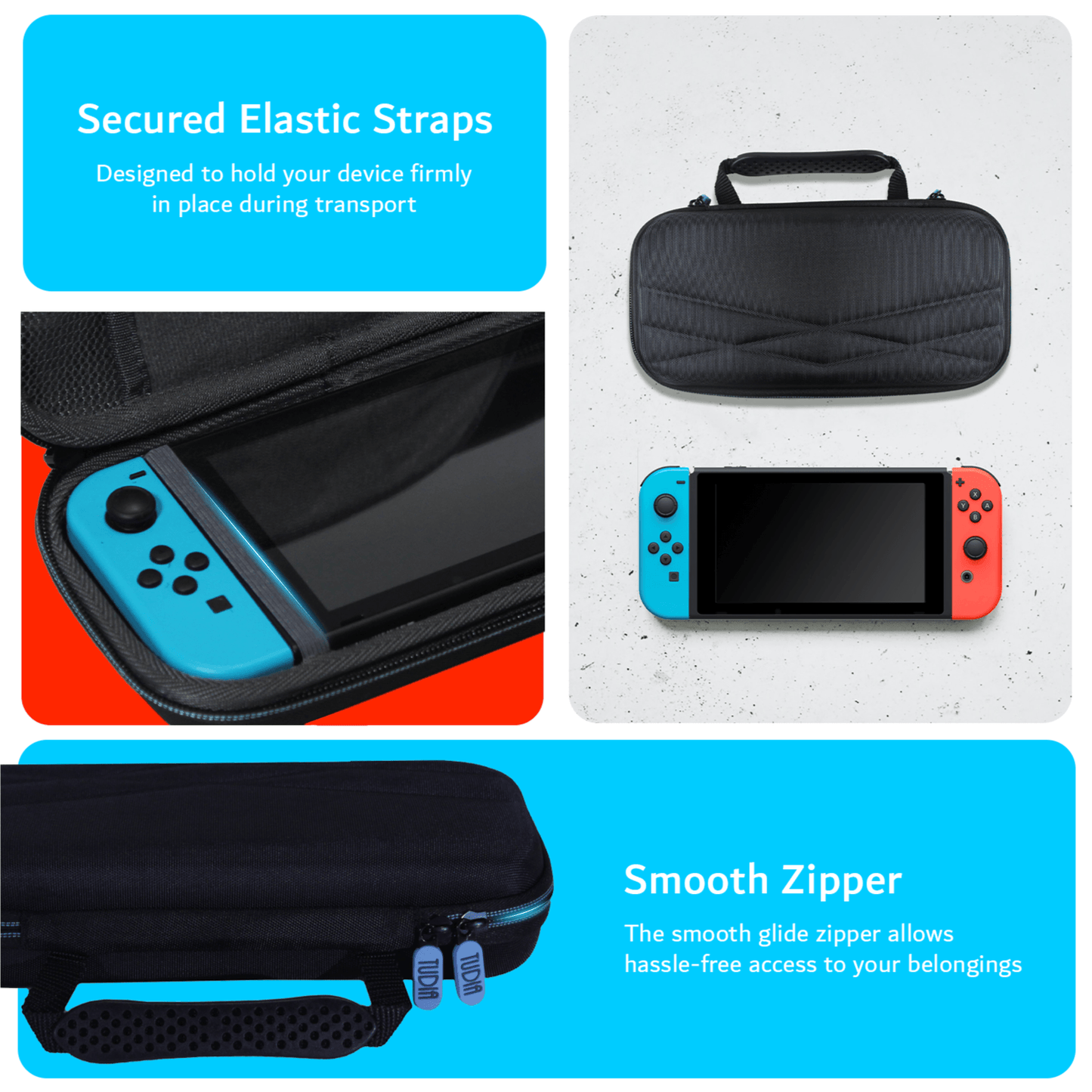 EVA Storage Carrying Case for Nintendo Switch (Small) - TUDIA Products