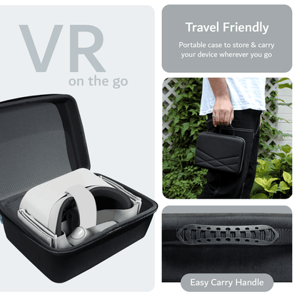 EVA Storage Carrying Case for Oculus Go VR Wireless Headset, Controller, and Charger - TUDIA Products