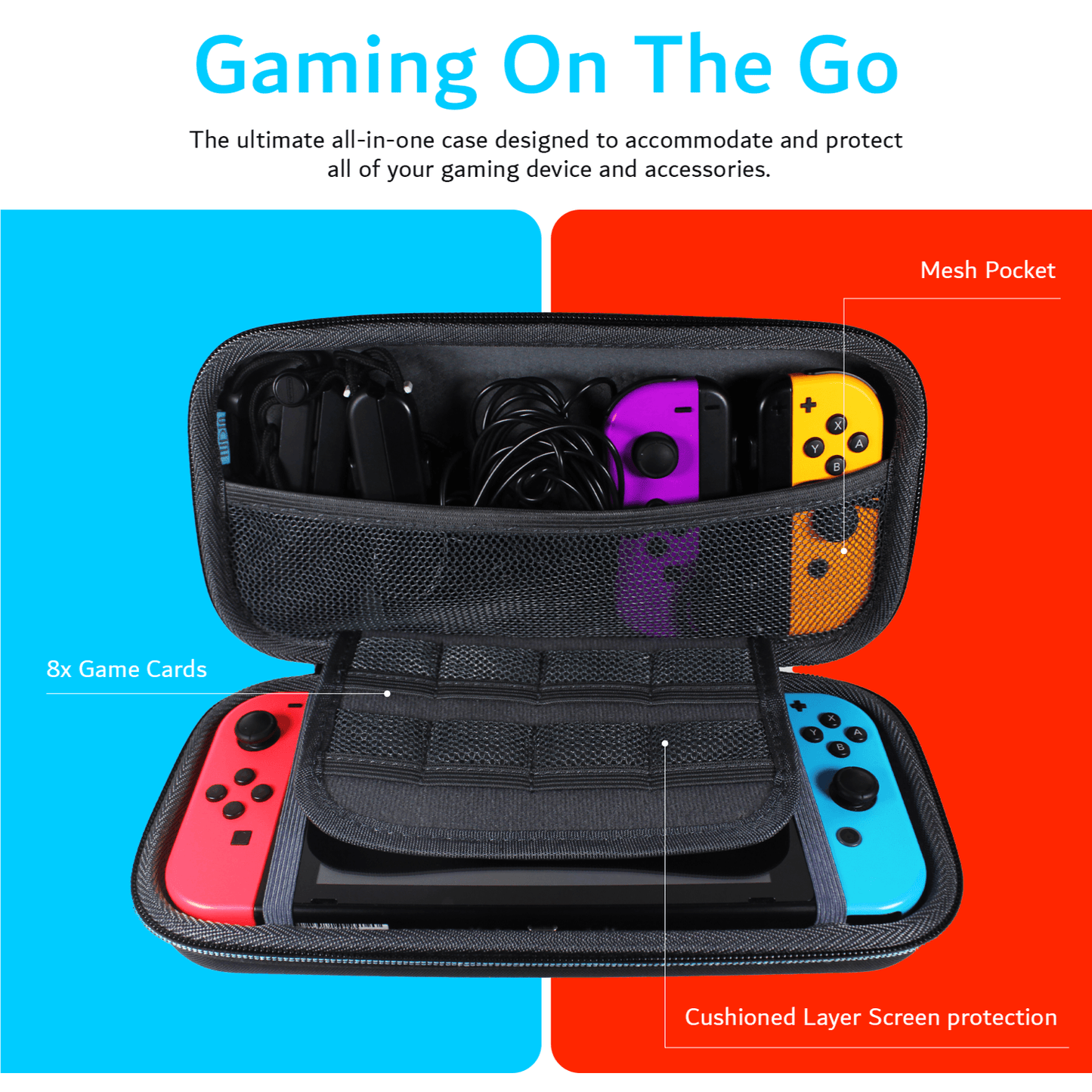 EVA Storage Carrying Case for Nintendo Switch (Small)