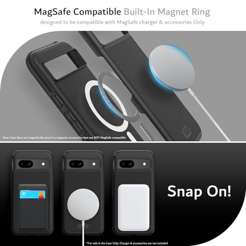 Google Pixel 8a MagSafe Compatible Case MergeGrip with Built-In Magnet