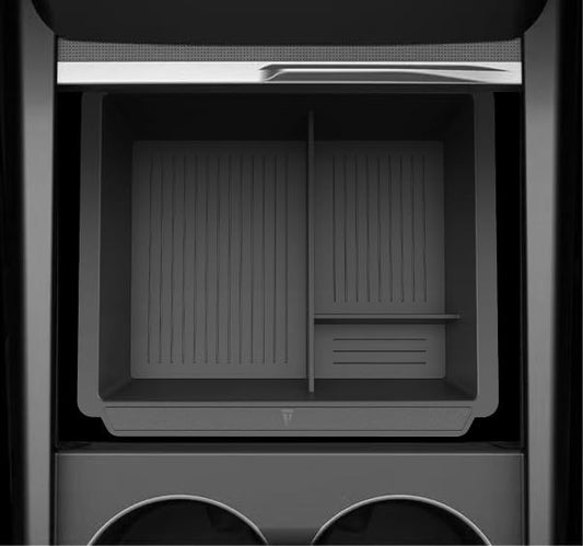 Center Console Organizer Tray Designed for Tesla Model 3 2025/2024 (Highland) & Model Y 2025/2026 (Juniper)