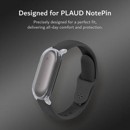 Silicone Wristband Compatible with PLAUD NotePin AI Voice Recorder [for 5.6"–8.5" Wrists]