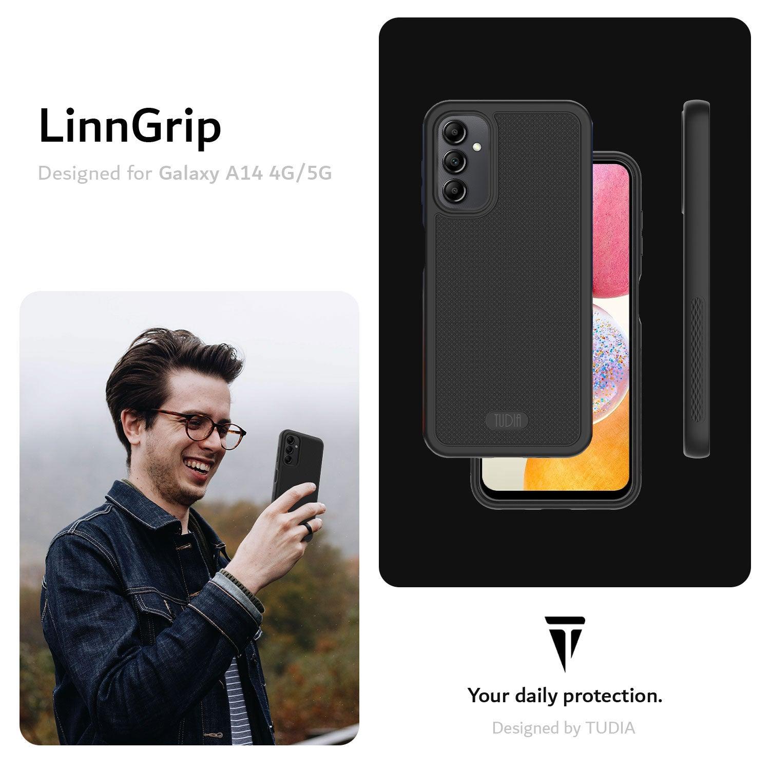 Samsung Galaxy A14 4G / 5G Case LINNGrip Non-Slip Ultra Slim - TUDIA Products