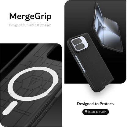 Google Pixel 10 Pro Fold 2025 Magsafe & Pixelsnap Compatible Case MergeGrip with Built-In Magnet