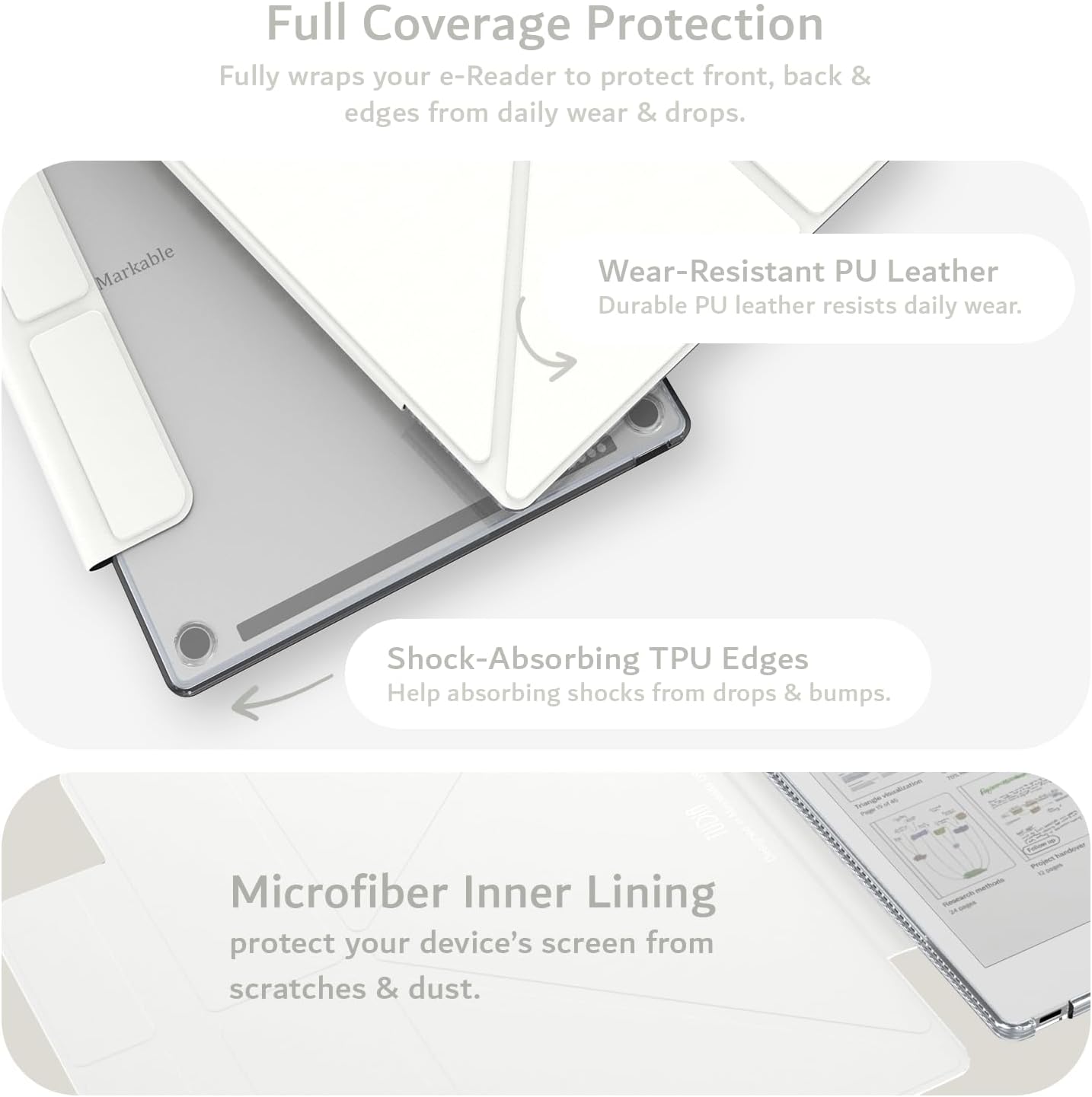 TUDIA M-FLIP reMarkable Paper Pro 11.8