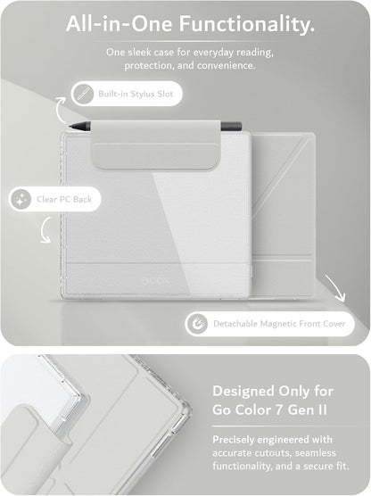 Boox Go 7 Case M-FLIP Detachable Smart Magnetic Cover with/Without Stylus