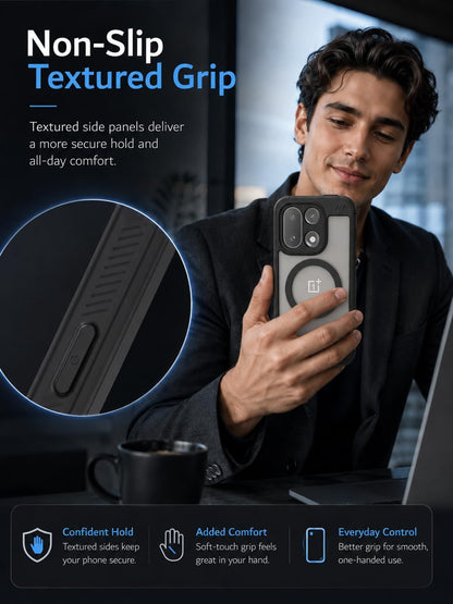 OnePlus 15 5G (2025) MagSafe Kickstad Case Lucion with Built-In Magnet