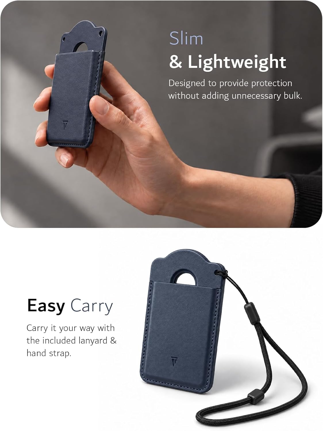 PLAUD Note Pro AI Voice Recorder Leather Magnetic Holder Case