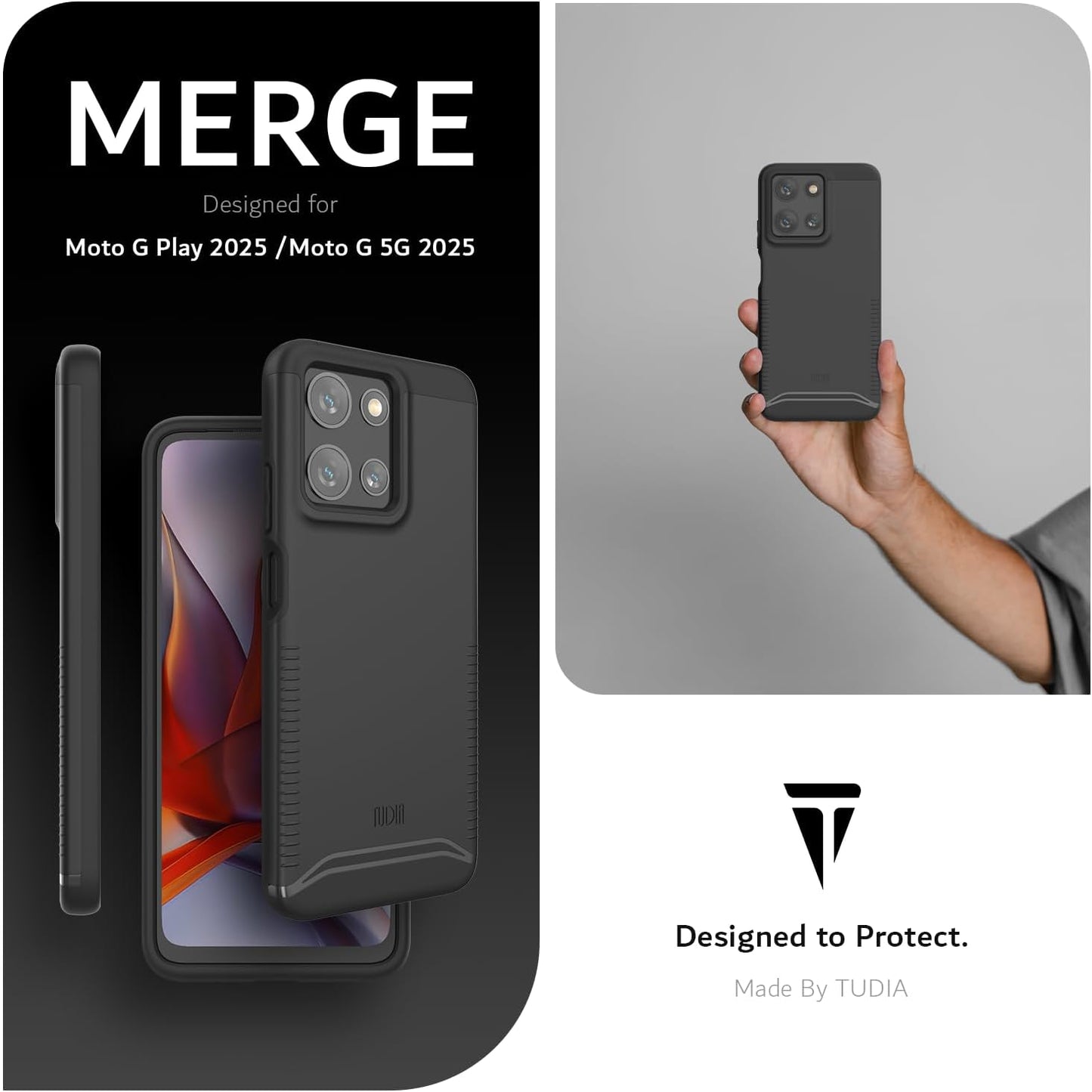 Moto G Play 5G (2025) / Moto G 5G (2025) Case Merge Heavy Duty DualShield