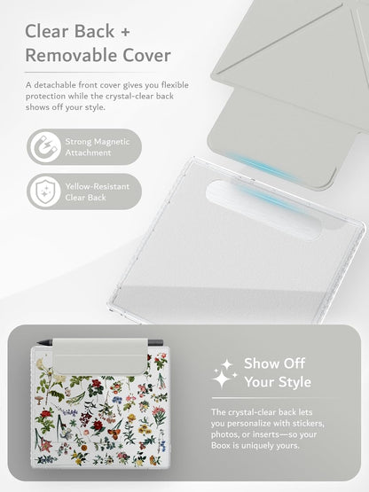 Boox Go 7 Case M-FLIP Detachable Smart Magnetic Cover with/Without Stylus