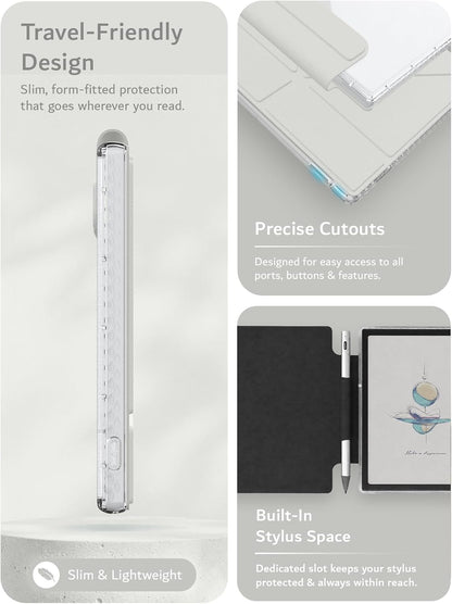 Boox Go 7 Case M-FLIP Detachable Smart Magnetic Cover with/Without Stylus