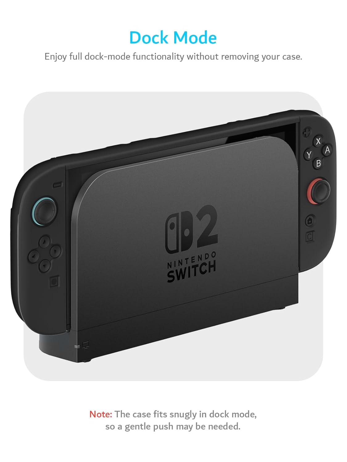 Nintendo Switch 2 (2025) Console PC Cover with Enhanced Shockproof TPU Handheld Grip