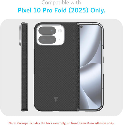 Aramid Fiber 1500D Google Pixel 10 Pro Fold 2025 [Pixelsnap & MagSafe Compatible] Case with Hinge Protection