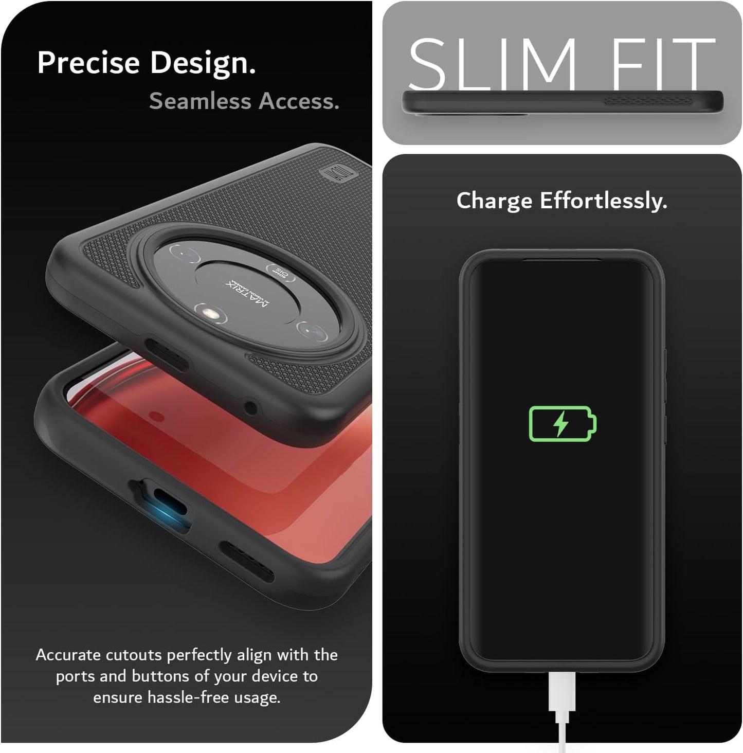 Honor Magic 8 Lite Case 5G (2026) MergeGrip Heavy Duty Dual Shield