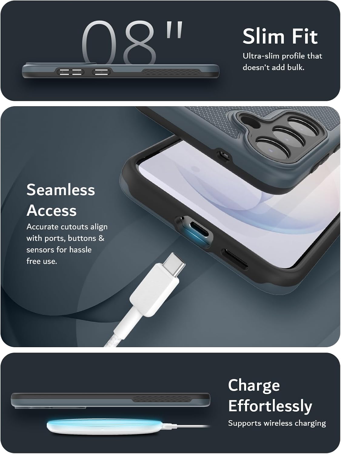 Samsung Galaxy S26 FECase MergeGrip Heavy Duty DualShield