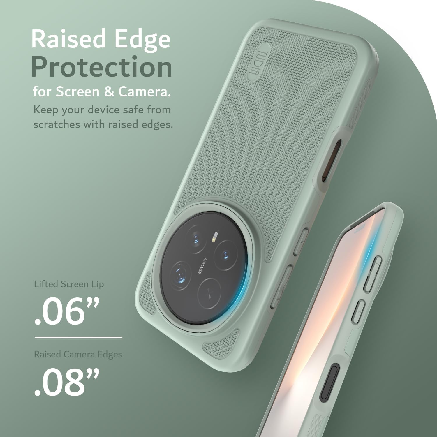 TUDIA DualShield Grip Progettata Per Cover Honor 400 Pro (2025 TUDIA DualShield Grip Progettata Per Cover Honor 400 Pro (2025
