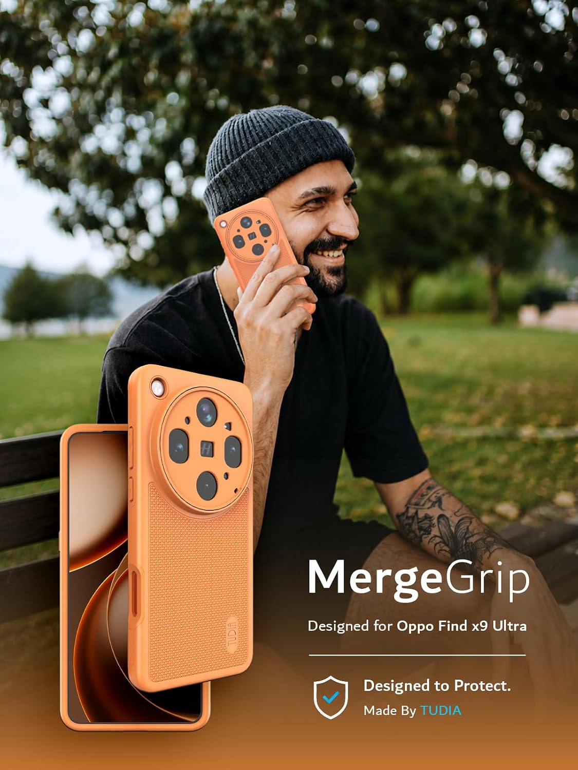 Oppo Find X9 Ultra (2026) Case MergeGrip [Magsafe] Heavy Duty Dual Shield
