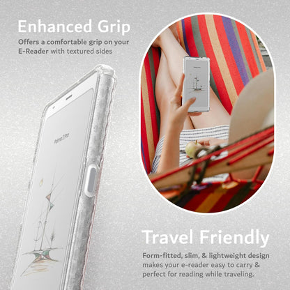 Boox Palma 2 PRO Clear Case Anti-Yellowing Silicone Gel Transparent TPU Bumper