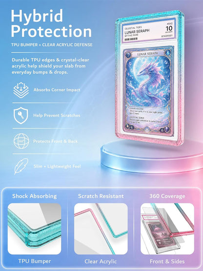 PSA Slab Guard Anti-UV Case LUCION Protective Graded Card Display Holder