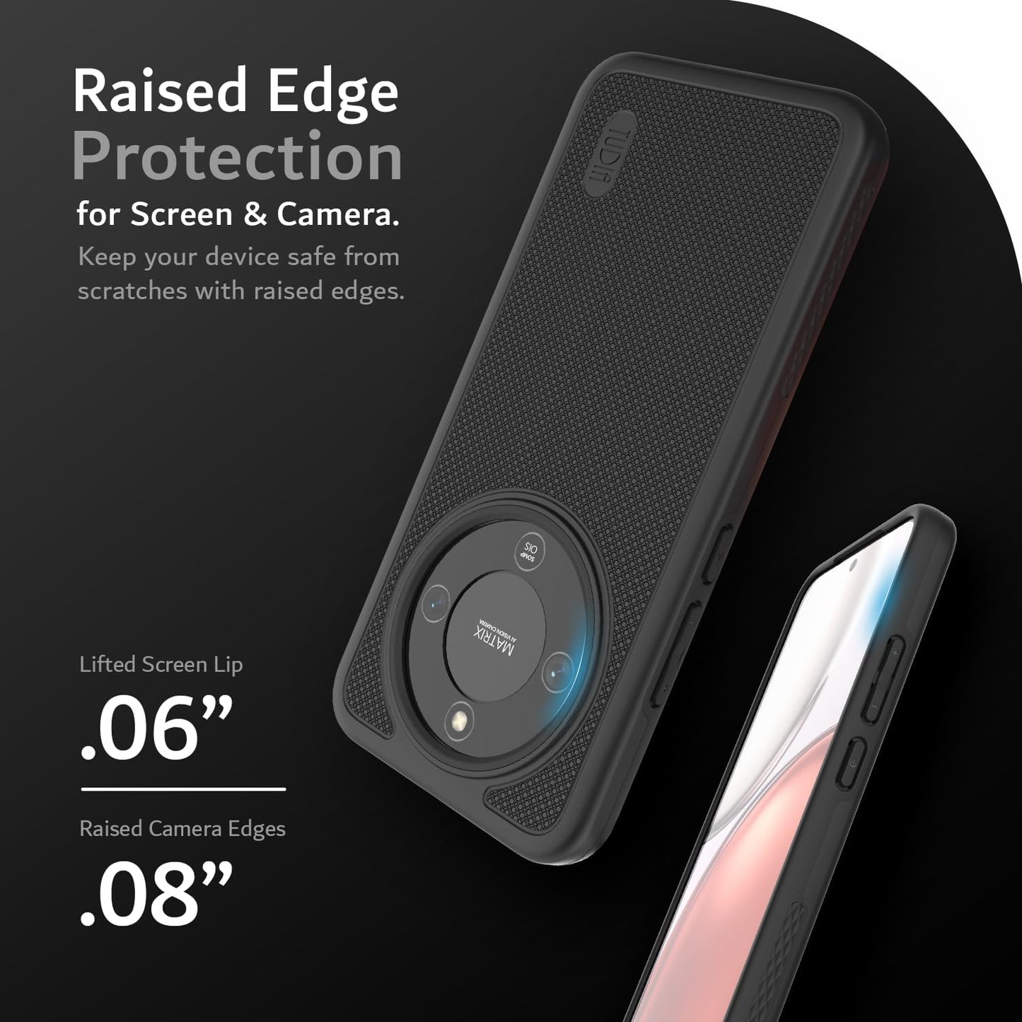 Honor Magic 8 Lite Case 5G (2026) MergeGrip Heavy Duty Dual Shield